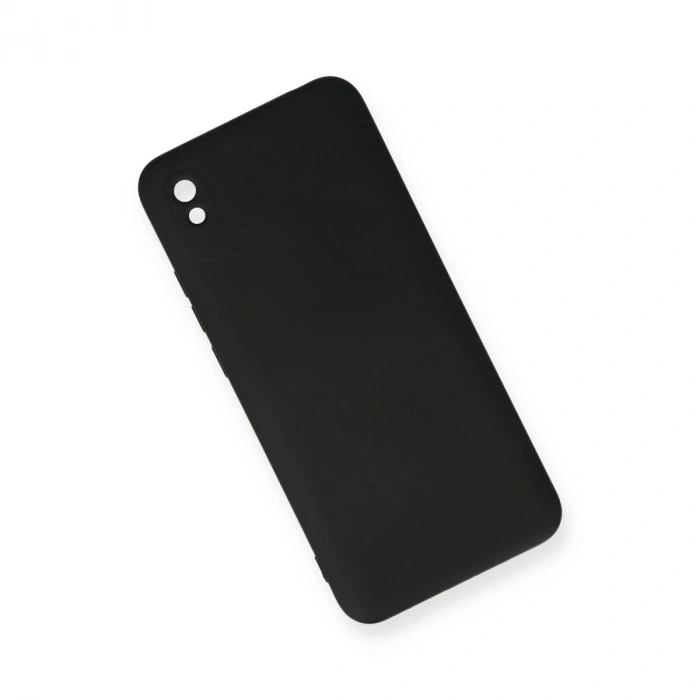 Xiaomi Redmi 9a Kılıf Nano İçi Kadife Silikon - Siyah