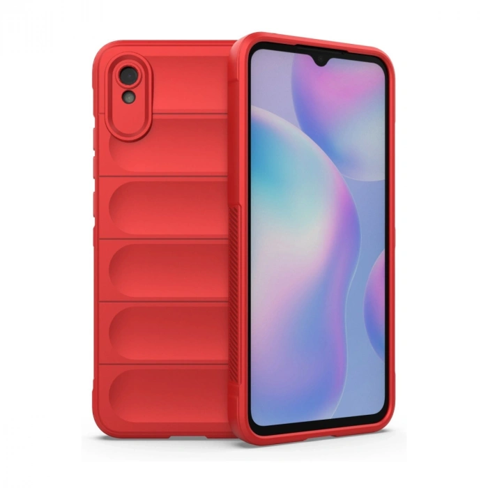 Xiaomi Redmi 9a Kılıf Optimum Silikon - Kırmızı