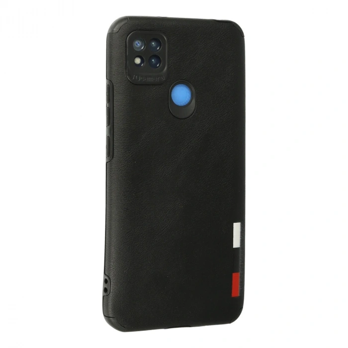 Xiaomi Redmi 9c Kılıf Loop Deri Silikon - Siyah