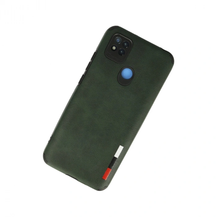 Xiaomi Redmi 9c Kılıf Loop Deri Silikon - Yeşil