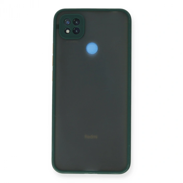Xiaomi Redmi 9c Kılıf Montreal Silikon Kapak - Yeşil