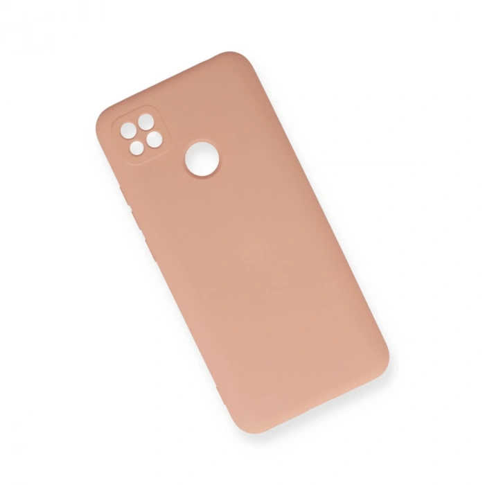 Xiaomi Redmi 9c Kılıf Nano İçi Kadife Silikon - Pudra