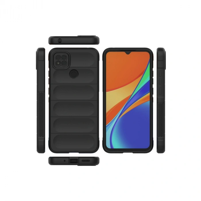 Xiaomi Redmi 9c Kılıf Optimum Silikon - Siyah