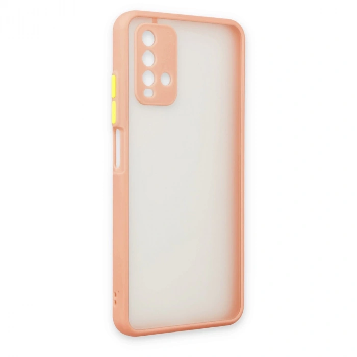 Xiaomi Redmi 9t Kılıf Montreal Silikon Kapak - Pembe