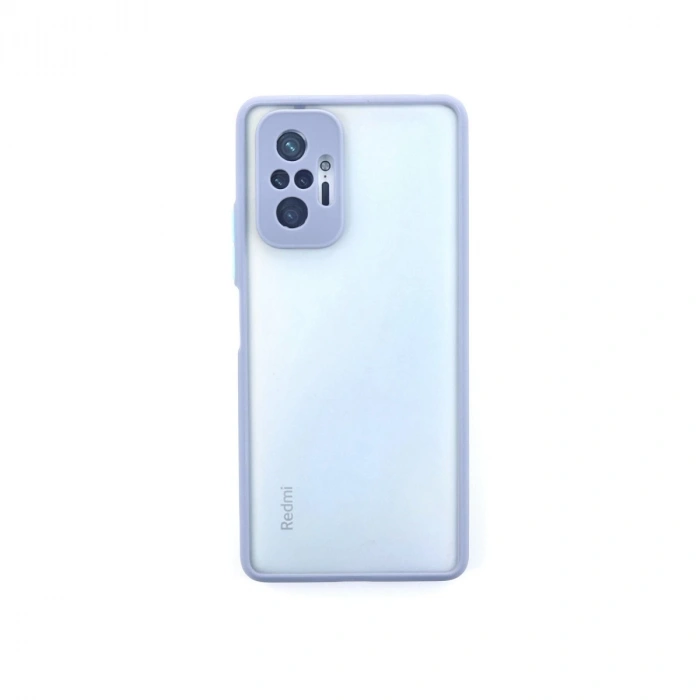 Xiaomi Redmi Note 10 Pro Kılıf Montreal Silikon Kapak - Gri