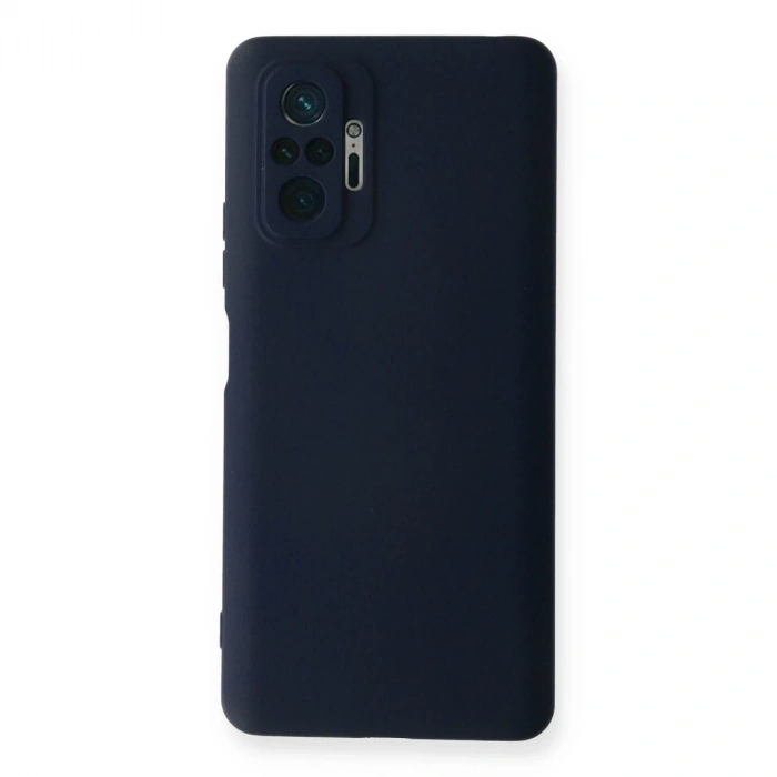 Xiaomi Redmi Note 10 Pro Kılıf Nano İçi Kadife Silikon - Lacivert