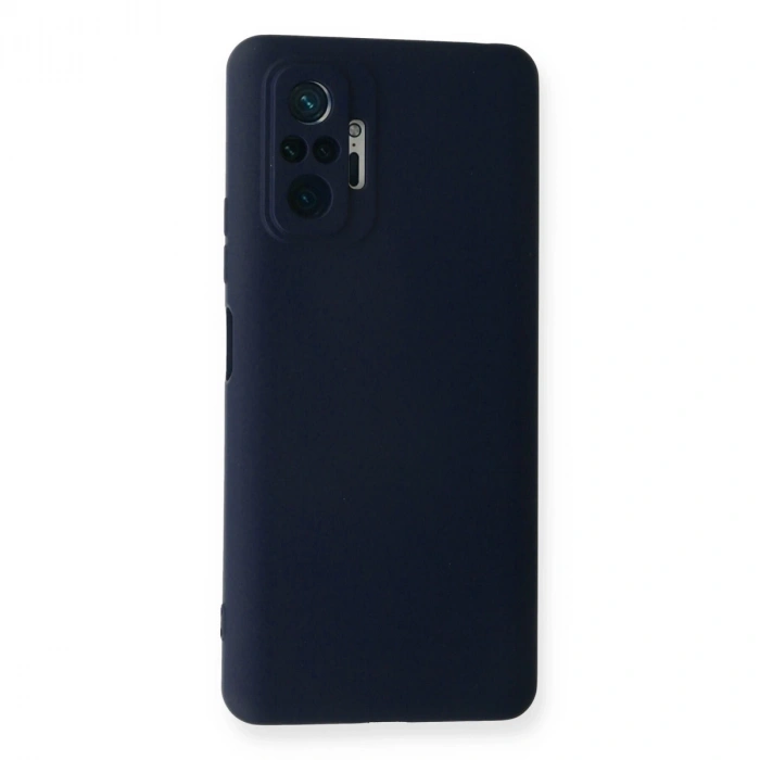 Xiaomi Redmi Note 10 Pro Kılıf Nano İçi Kadife Silikon - Lacivert