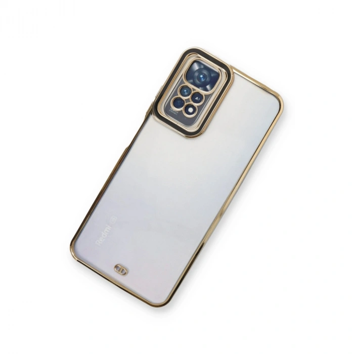 Xiaomi Redmi Note 11 Kılıf Liva Lens Silikon - Siyah