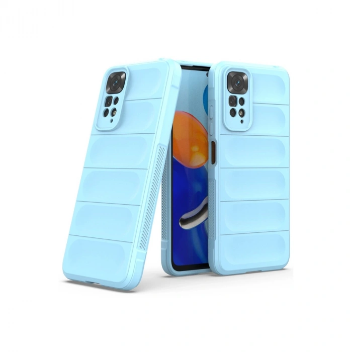 Xiaomi Redmi Note 11 Kılıf Optimum Silikon - Sky Blue