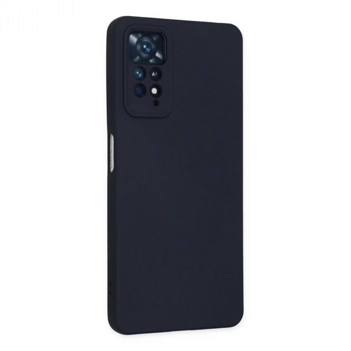 Xiaomi Redmi Note 11 Pro Kılıf Nano İçi Kadife Silikon - Lacivert