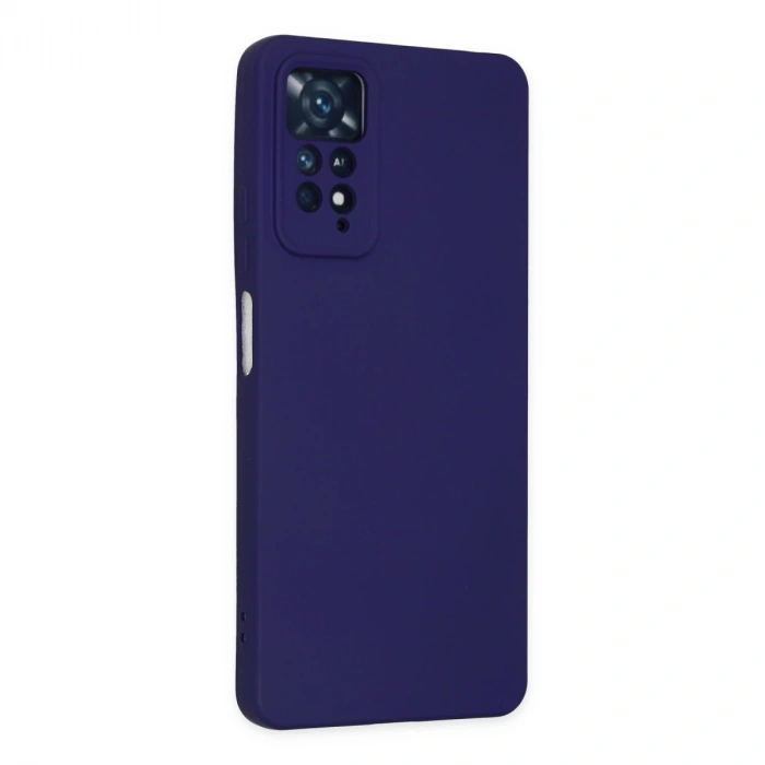 Xiaomi Redmi Note 11 Pro Kılıf Nano İçi Kadife Silikon - Mor