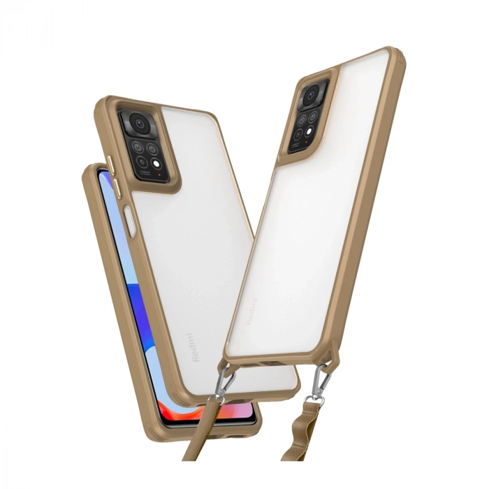 Xiaomi Redmi Note 11 Pro Kılıf Penta Silikon Kılıf - Çöl Titanyum