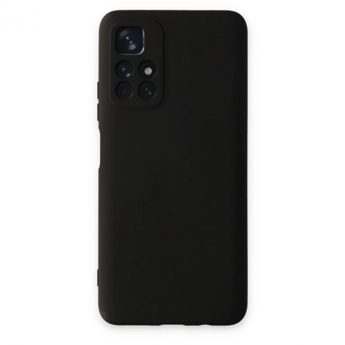 Xiaomi Redmi Note 11t Kılıf Nano İçi Kadife Silikon - Siyah