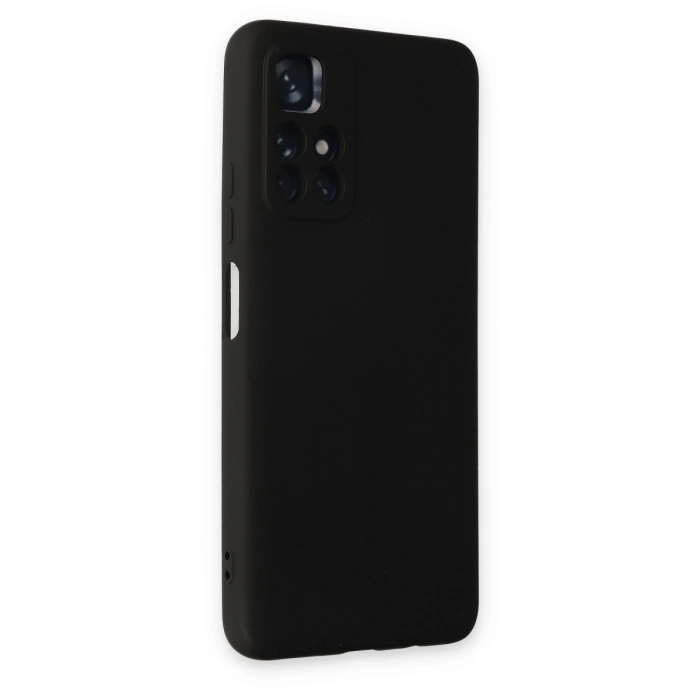 Xiaomi Redmi Note 11t Kılıf Nano İçi Kadife Silikon - Siyah
