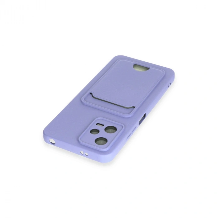 Xiaomi Redmi Note 12 4g Kılıf Kelvin Kartvizitli Silikon - Lila