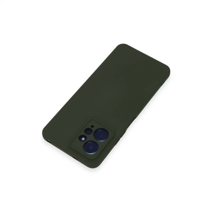 Xiaomi Redmi Note 12 4g Kılıf Nano İçi Kadife Silikon - Koyu Yeşil