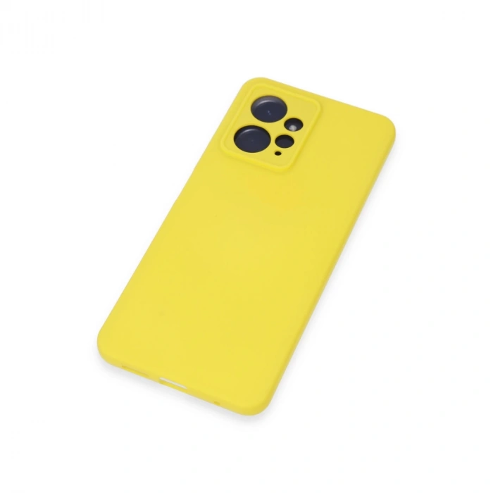 Xiaomi Redmi Note 12 4g Kılıf Nano İçi Kadife Silikon - Sarı