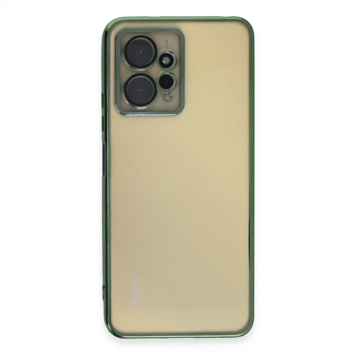 Xiaomi Redmi Note 12 4g Kılıf Razer Lensli Silikon - Yeşil