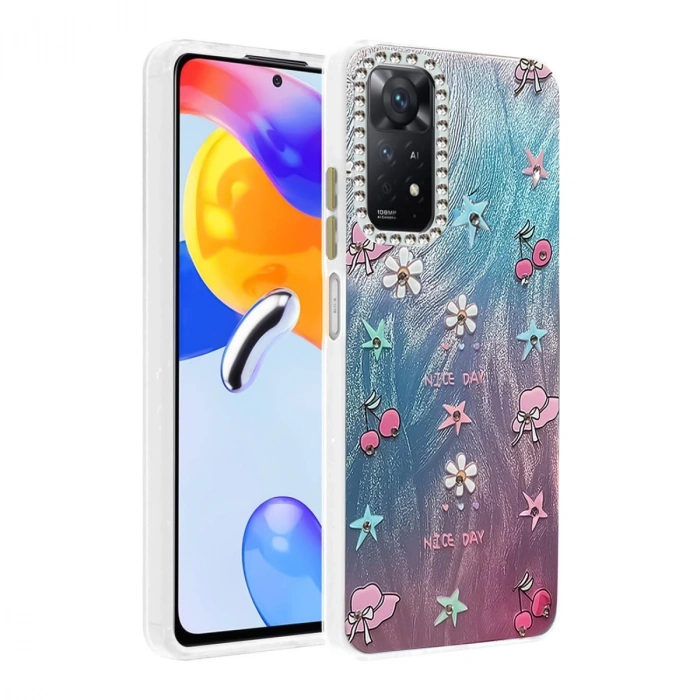 Xiaomi Redmi Note 12 Pro 4g Kılıf Blade Aynalı Desenli Kapak - Desen 4