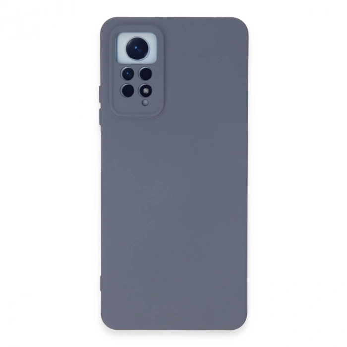 Xiaomi Redmi Note 12 Pro 4g Kılıf Nano İçi Kadife Silikon - Gri