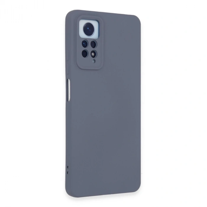 Xiaomi Redmi Note 12 Pro 4g Kılıf Nano İçi Kadife Silikon - Gri
