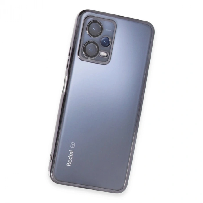 Xiaomi Redmi Note 12 Pro 5g Kılıf Razer Lensli Silikon - Siyah