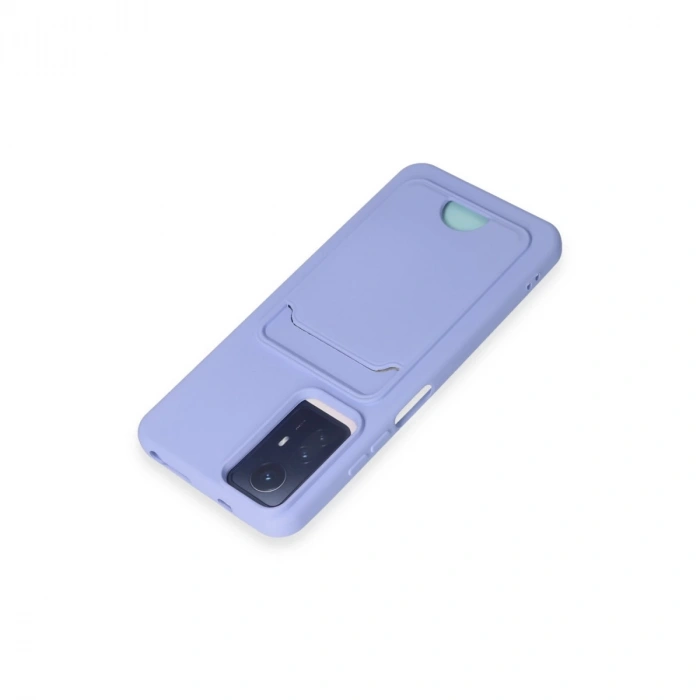 Xiaomi Redmi Note 12s Kılıf Kelvin Kartvizitli Silikon - Lila