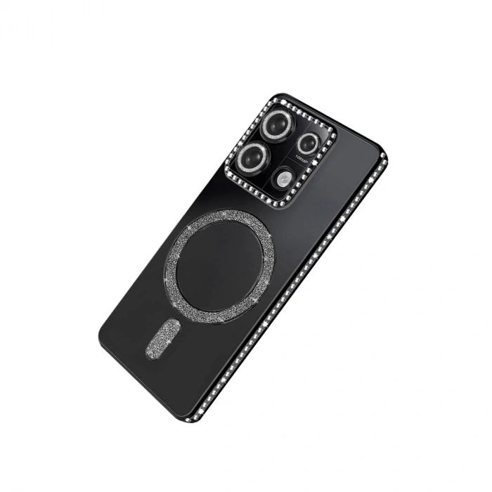 Xiaomi Redmi Note 13 Pro 4g Joke Simli Magneticsafe Kılıf - Siyah