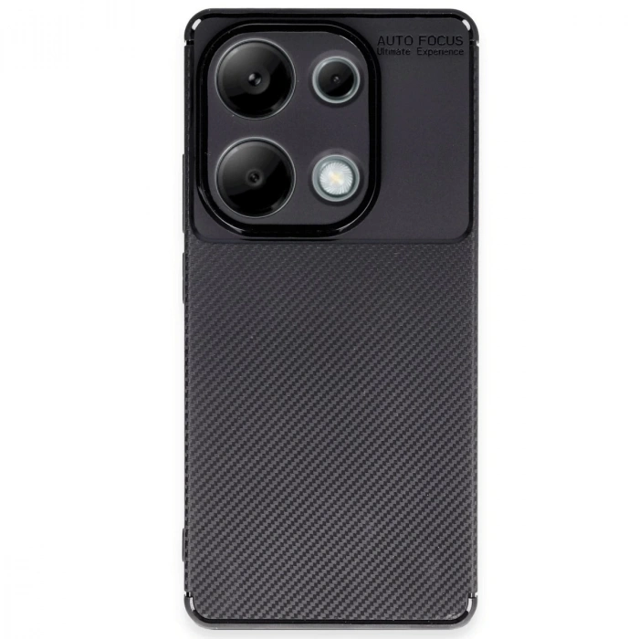 Xiaomi Redmi Note 13 Pro 4g Kılıf Auto Focus Karbon Kapak - Siyah