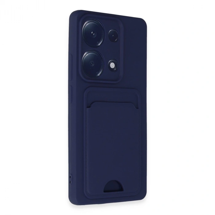 Xiaomi Redmi Note 13 Pro 4g Kılıf Kelvin Kartvizitli Silikon - Lacivert