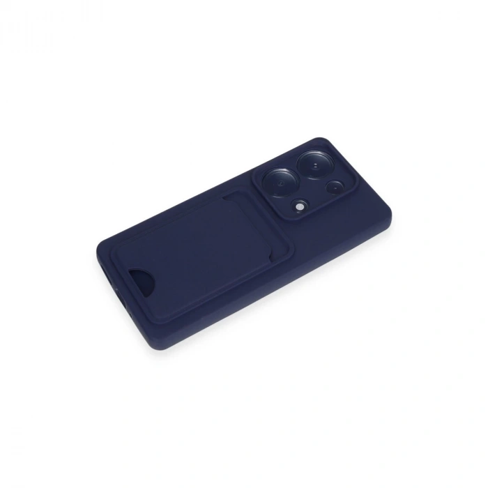 Xiaomi Redmi Note 13 Pro 4g Kılıf Kelvin Kartvizitli Silikon - Lacivert