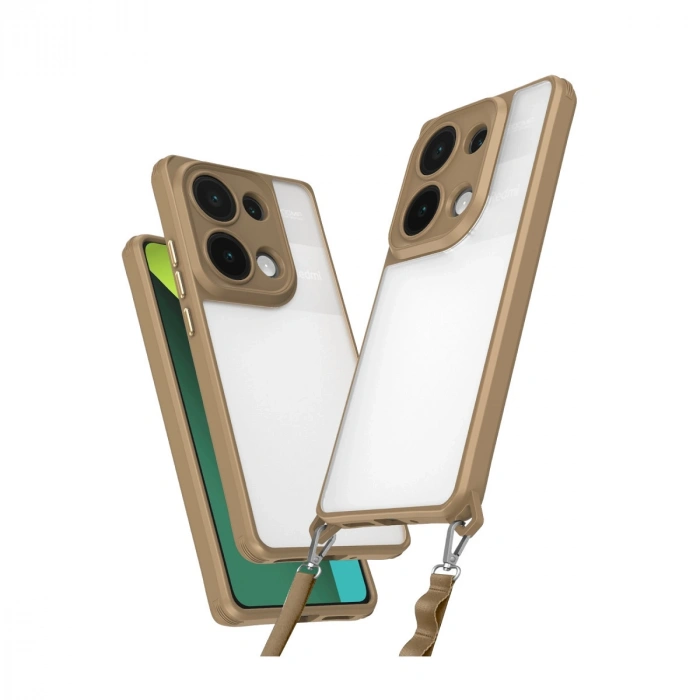 Xiaomi Redmi Note 13 Pro 4g Kılıf Penta Silikon Kılıf - Çöl Titanyum