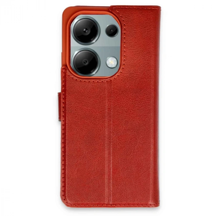 Xiaomi Redmi Note 13 Pro 4g Kılıf Trend S Plus Kapaklı Kılıf - Kırmızı