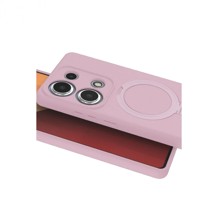 Xiaomi Redmi Note 13 Pro 4g Regal Magsafe Standlı Kapak - Açık Pembe