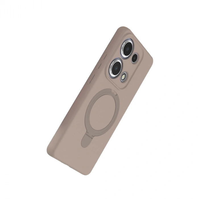 Xiaomi Redmi Note 13 Pro 4g Regal Magsafe Standlı Kapak - Çöl Titanyum