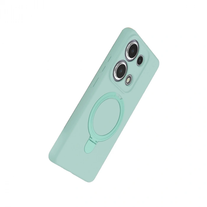 Xiaomi Redmi Note 13 Pro 4g Regal Magsafe Standlı Kapak - Su Yeşili