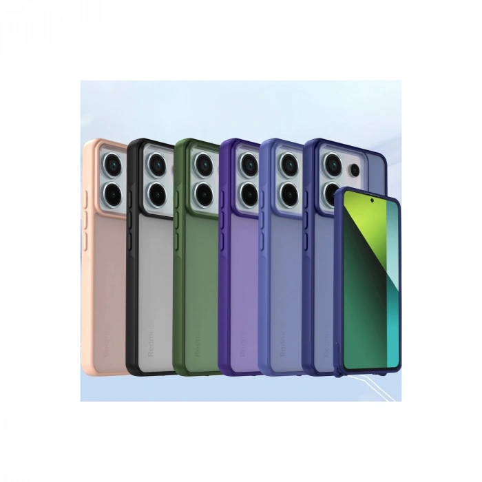 Xiaomi Redmi Note 13 Pro 5g Kılıf Elegant Kapak - Pudra