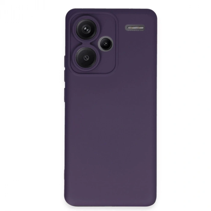 Xiaomi Redmi Note 13 Pro Plus Kılıf Nano İçi Kadife Silikon - Mor