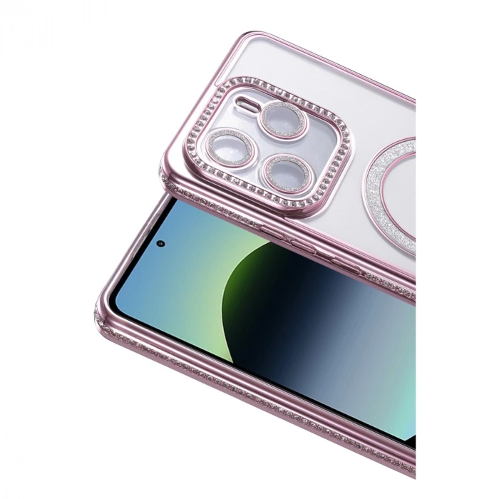 Xiaomi Redmi Note 14 4g Joke Simli Magneticsafe Kılıf - Pembe