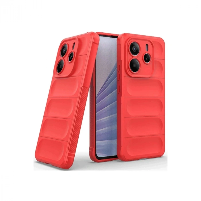 Xiaomi Redmi Note 14 4g Kılıf Optimum Silikon - Kırmızı