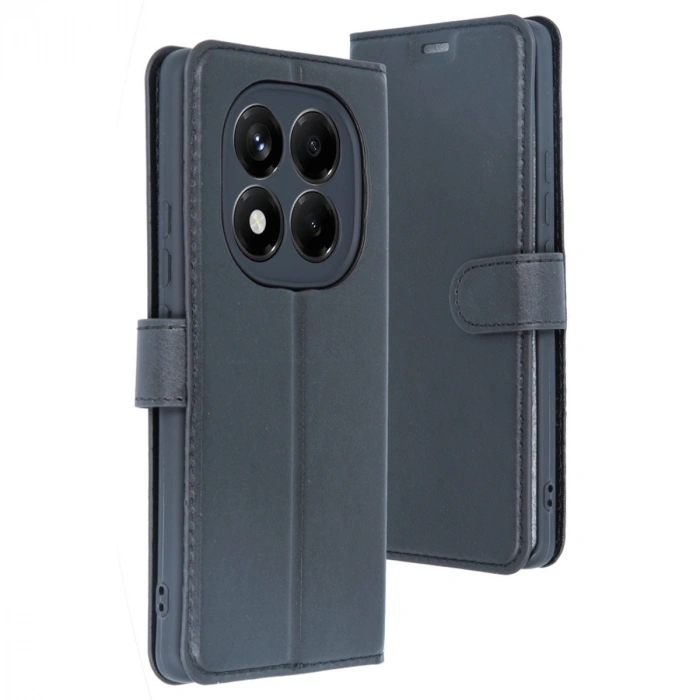 Xiaomi Redmi Note 14 4g Kılıf Trend S Plus Kapaklı Kılıf - Siyah