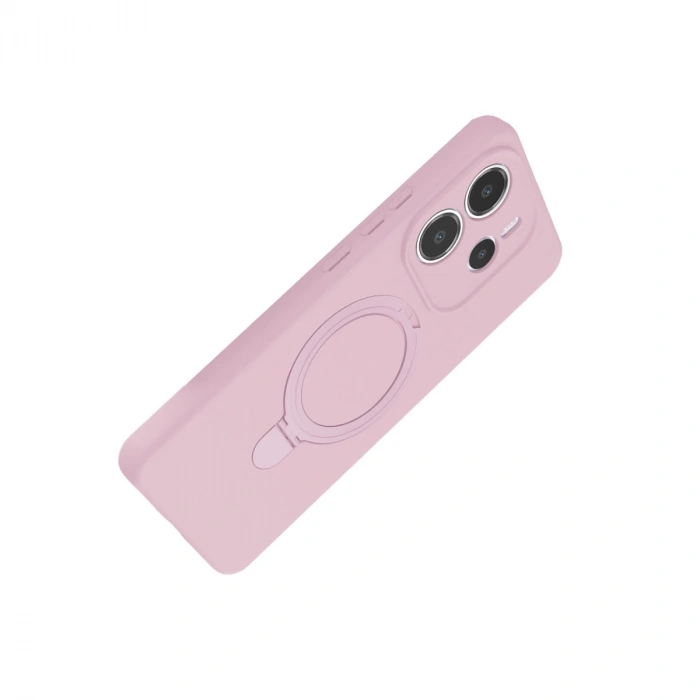 Xiaomi Redmi Note 14 4g Regal Magsafe Standlı Kapak - Açık Pembe