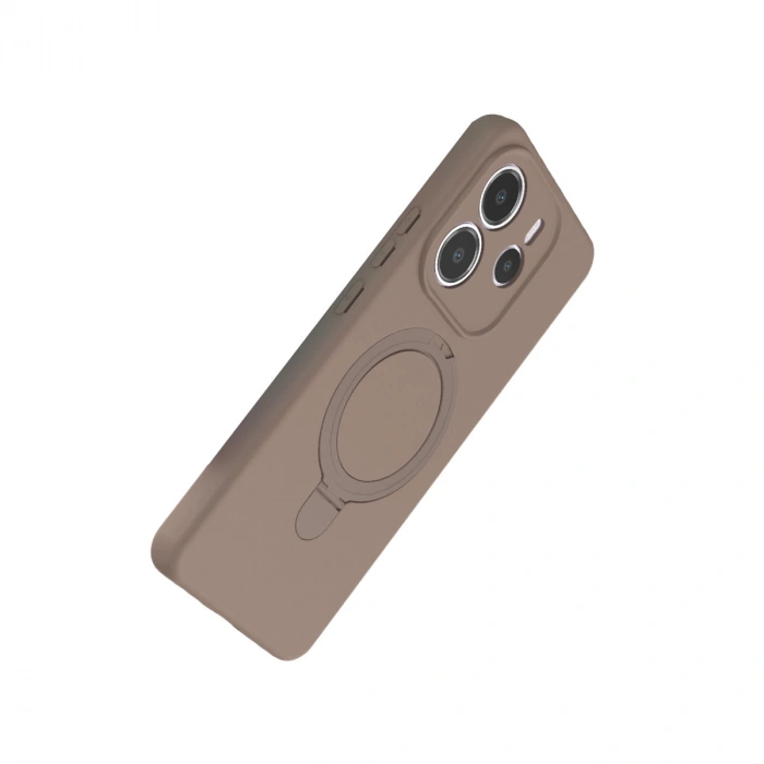 Xiaomi Redmi Note 14 4g Regal Magsafe Standlı Kapak - Çöl Titanyum