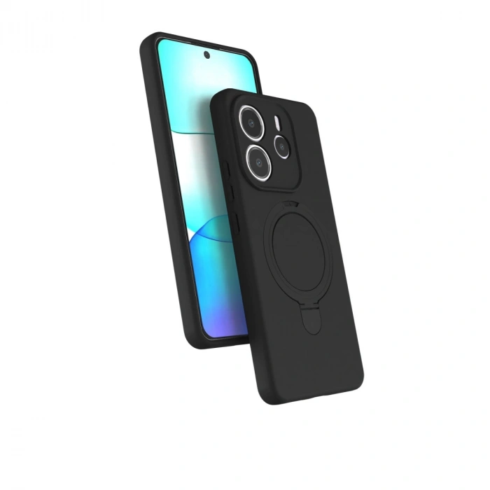 Xiaomi Redmi Note 14 4g Regal Magsafe Standlı Kapak - Siyah