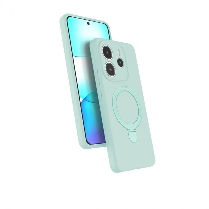 Xiaomi Redmi Note 14 4g Regal Magsafe Standlı Kapak - Su Yeşili