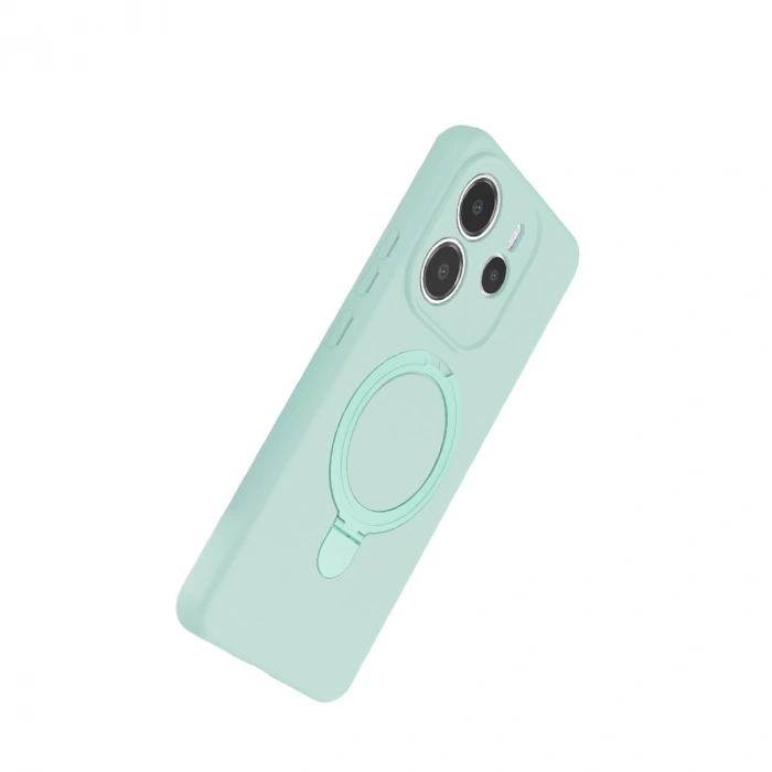 Xiaomi Redmi Note 14 4g Regal Magsafe Standlı Kapak - Su Yeşili