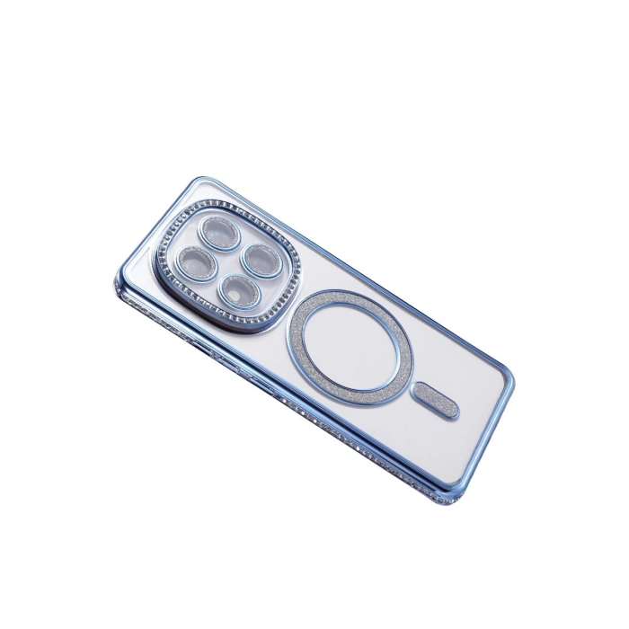 Xiaomi Redmi Note 14 Pro 4g Joke Simli Magneticsafe Kılıf - Mavi