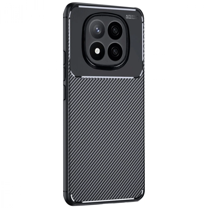 Xiaomi Redmi Note 14 Pro 4g Kılıf Auto Focus Karbon Kapak - Siyah