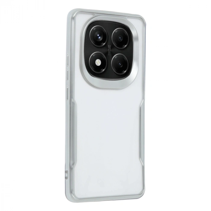 Xiaomi Redmi Note 14 Pro 4g Kılıf Boyi Silikon Kapak - Gümüş