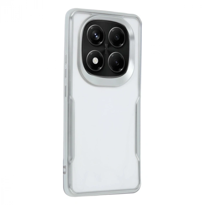 Xiaomi Redmi Note 14 Pro 4g Kılıf Boyi Silikon Kapak - Gümüş